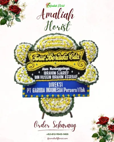 Papan Bunga Duka di Wonocoyo